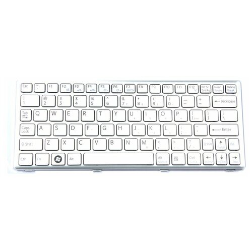 клавиатура для ноутбуков toshiba nb305 series ru silver Клавиатура для ноутбуков Sony VPC-W217 Series RU, Silver frame, Silver key