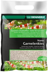 Грунт для аквариума Dennerle Nano Garnelenkies Sunda white белый 0,7 – 1,2 мм 2 кг (1 шт)