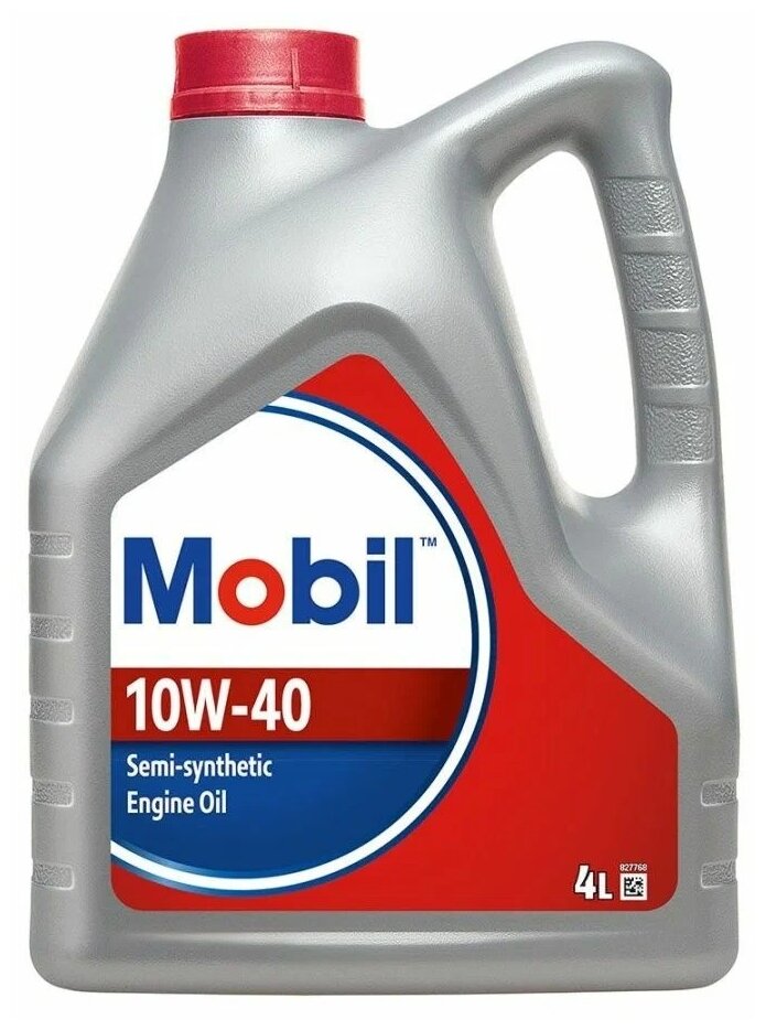 Полусинтетическое моторное масло MOBIL 10W-40, 4 л, 1 шт.