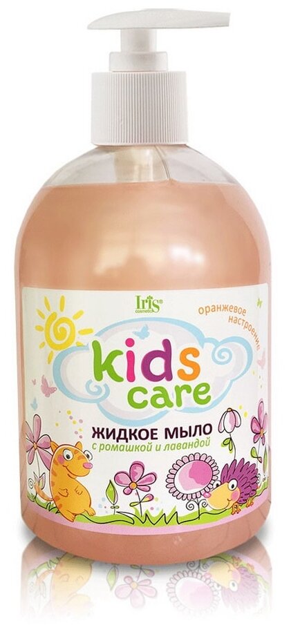 IRIS cosmetic Kids Care Мыло жидкое с ромашкой и лавандой, 500 мл