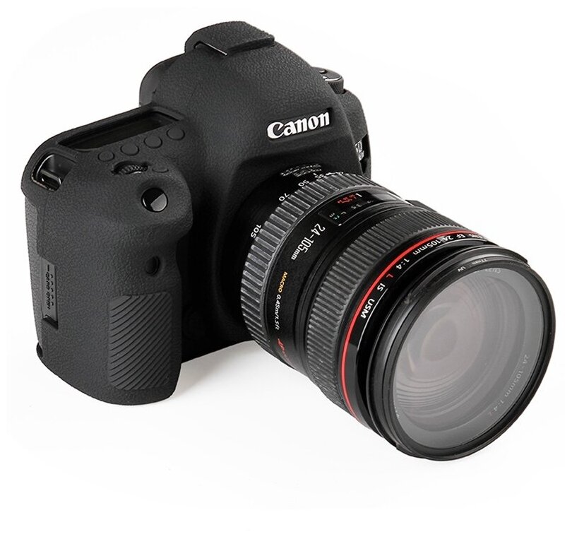 Защитный чехол MyPads для фотоаппарата Canon EOS 6D Body / 6DKit/ 70D из качественного силикона черный