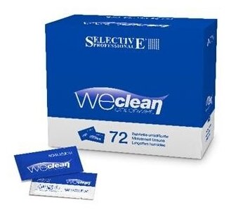 Selective Professional Weclean Colorwipe Салфетки для снятия краски, голубой