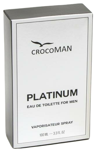 Туалетная вода мужская 100 мл, CrocoMAN Platinum