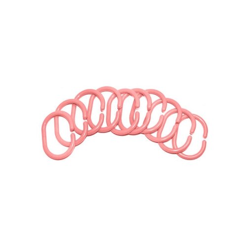 фото Комплект колец для штор st ac09003 цвет розовый (набор 10 шт santrade