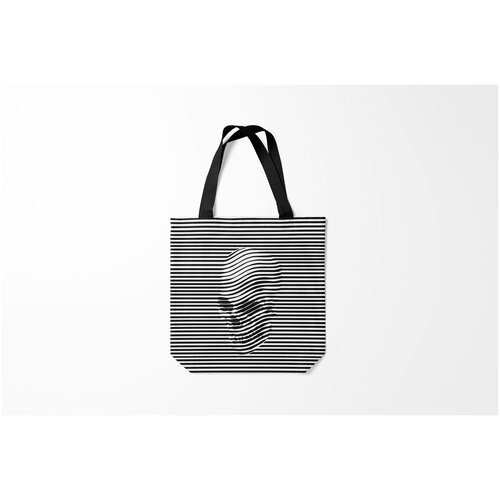 фото Сумка-шоппер / 40х40 см / популярные иллюстрации / черепа череп burnettie