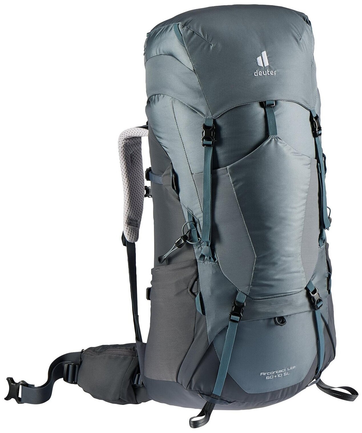 Рюкзак DEUTER: Aircontact Lite 60 + 10 SL (Shale/Graphite)