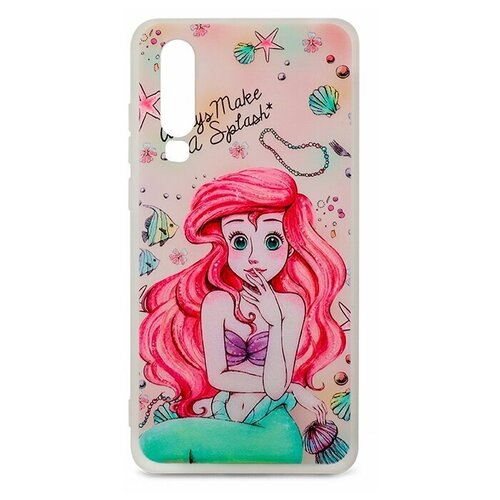 фото Чехол для huawei p30 princess силикон (ariel) pastila
