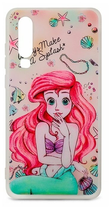 Чехол для Huawei P30 Princess силикон (Ariel)