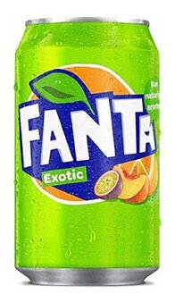 Газированный напиток FANTA (Фанта), Дания, 0.33 л - фотография № 2