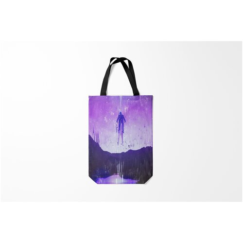 фото Сумка-шоппер / 31х42 см / тренды / разные парящий в небесах burnettie