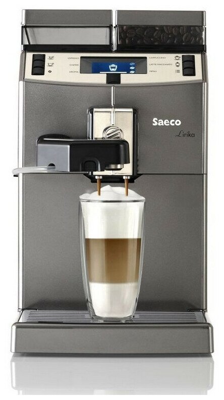 Кофемашина Saeco Lirika One Touch Cappuccino, 1900Вт,2.5л,зерна500г - фотография № 2