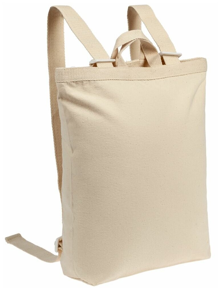 фото Рюкзак холщовый Discovery Bag, неокрашенный, 27x39x9 см, хлопок, плотность 280 г/м²