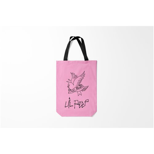 фото Сумка-шоппер / 31х42 см / rap / зарубежные lil peep. cry baby burnettie
