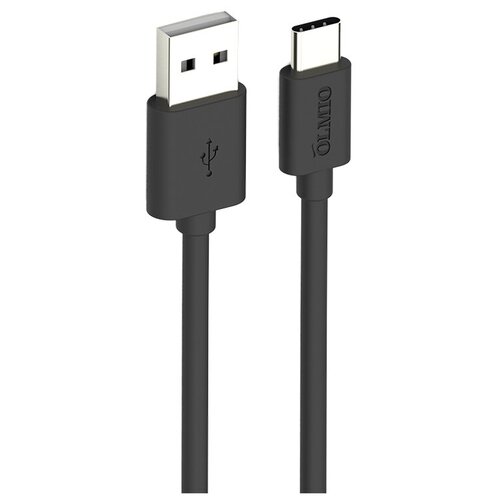 Кабель USB Type C 1 м черный Olmio ПР038773 кабель partner olmio кабель usb3 1 usb type c usb type c 1м черный 038386