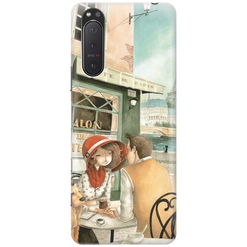 фото Re:pa накладка transparent для sony xperia 5 ii с принтом "sweet paris"