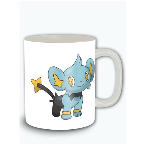 Кружка белая аниме покемоны pokemon шинкс - 7548