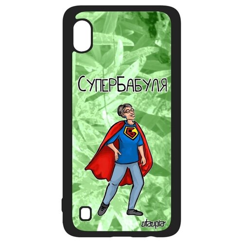 фото Новый чехол на смартфон // samsung galaxy a10 // "супербабуля" супергерой бабушка, utaupia, светло-зеленый