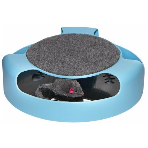 Интерактивная игрушка для кошек 25*7 см синий Ihome