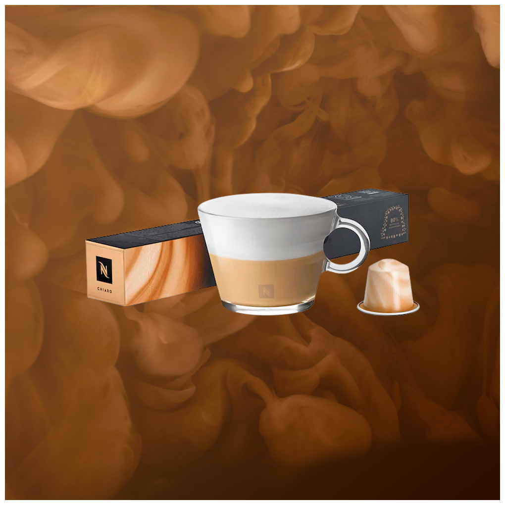 Кофе в капсулах, Nespresso, CHIARO, натуральный, молотый кофе в капсулах, для капсульных кофемашин, оригинал, неспрес - фотография № 1
