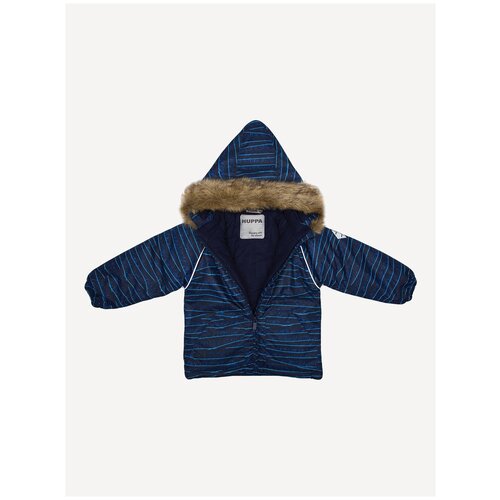 фото Куртка huppa размер 92, 12586 тёмно-синий с принтом
