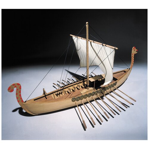 ao 055007 сборная модель корабля 1 100 pirate ship Сборная модель корабля для начинающих от Mantua (Италия), драккар Viking Ship, М.1:40