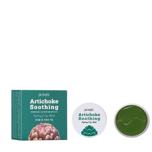 Petitfee Противоотёчные гидрогелевые патчи с артишоком Petitfee Artichoke Soothing Hydrogel Eye Mask (60шт).