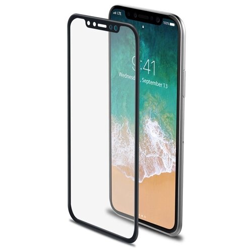 Стекло защитное Celly 3D Full Glass для Apple iPhone X/XS/11 Pro 5,8