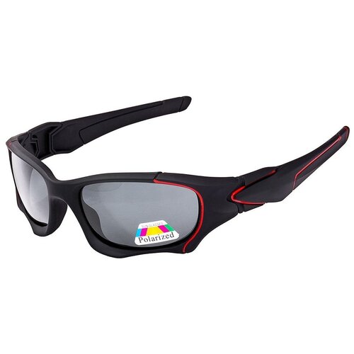 солнцезащитные очки premier fishing серый черный Солнцезащитные очки Premier fishing, серый, черный