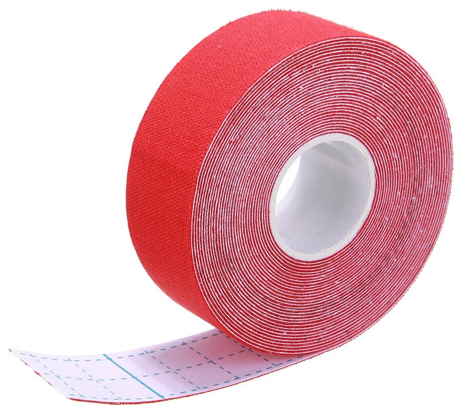 Кинезио тейп для лица красный Ayoume Kinesiology Tape Roll 1 см *5 м
