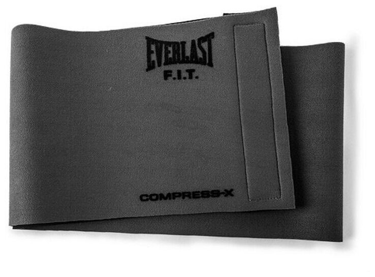 Пояс компрессионный Everlast Slimmer Belt серый