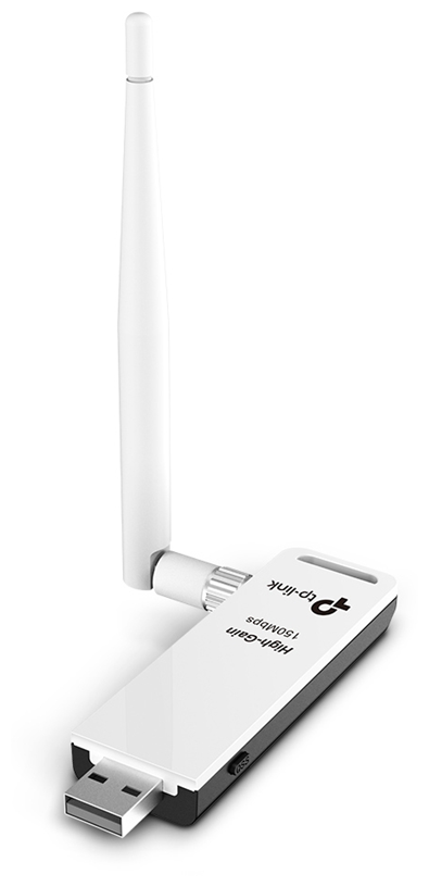 Вскрытая упаковка_Сетевой адаптер TP-LINK TL-WN722N Беспроводной (WiFi, 150M, 2.4GHz, 802.11n, USB) (TL-WN722N)