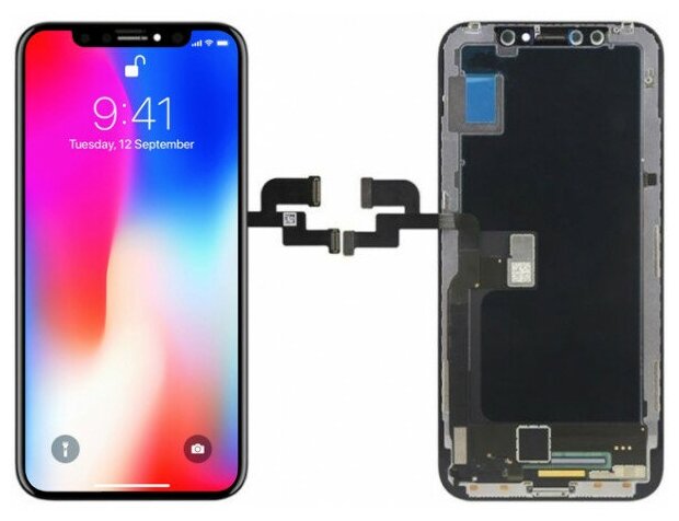 Дисплей для iPhone X (HX AMOLED) в сборе с тачскрином