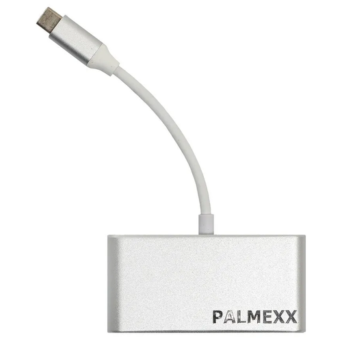 Хаб Palmexx USB-C to 3*USB3.0+USBC адаптер переходник palmexx 5в1 usb c type c to hdmi vga 3 usb3 0