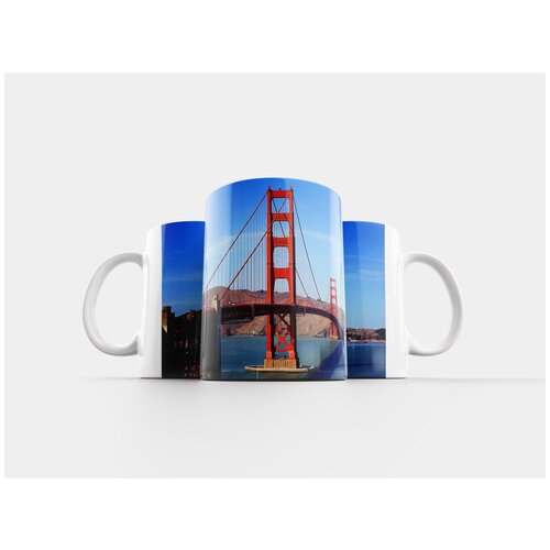 фото Кружка "мост золотые ворота, сан-франциско, архитектуры" 320 мл lotsprints