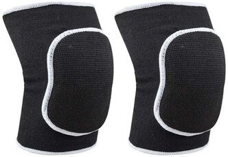 Наколенники для спорта /наколенники детские (защита колена) INDIGO 0735 с накладкой, черные