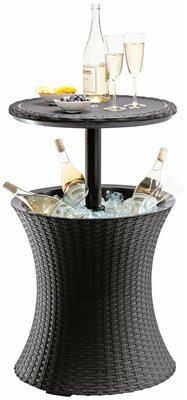 Столик COOL BAR RATTAN (коричневый)