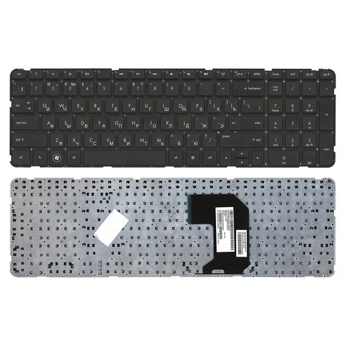 Клавиатура для ноутбука HP Pavilion G7-2246nr черная без рамки