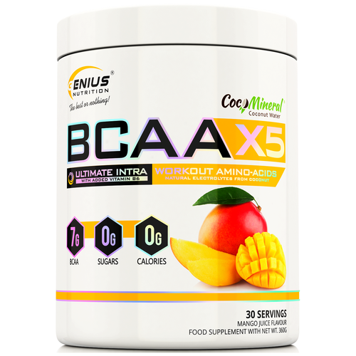 Genius Nutrition BCAA-X5 360 гр, манго