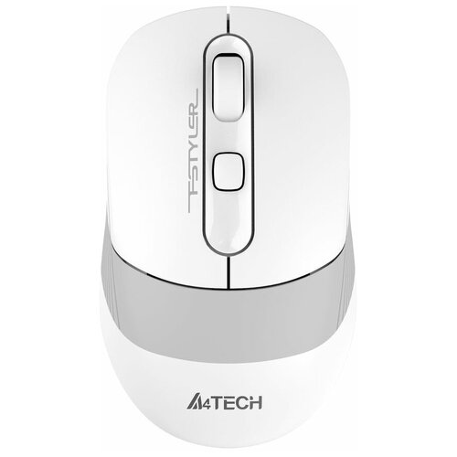 Мышь беспроводная A4Tech Fstyler FB10C серо-белая 117800₽