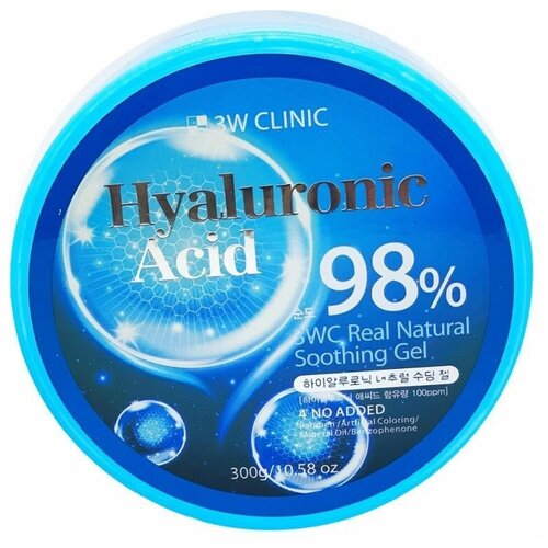 Купить 3W Clinic Универсальный гель для лица и тела с гиалуроновой кислотой / Hyaluronic Acid Natural Soothing Gel, 300 мл