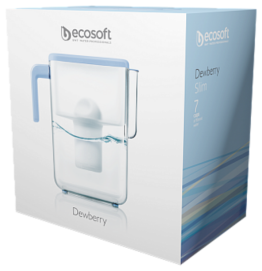 Ecosoft фильтр-кувшин ECOSOFT DEWBERRY SLIM 3,5 Л - фотография № 2