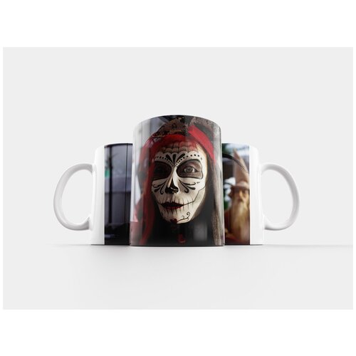 фото Кружка "маска, рисунок, марионетка" 320 мл lotsprints