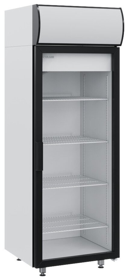 Шкаф холодильный со стеклянной дверью Polair, модель DM107-S.