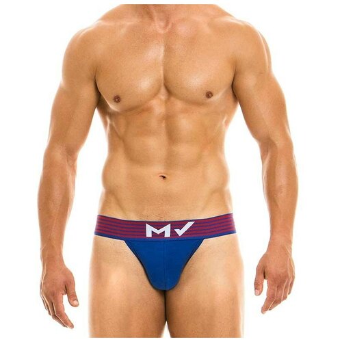 фото Трусы - танга "marine tanga brief - blue" / modus vivendi / синий / размер xl