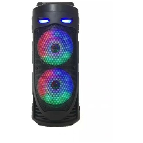Большая колонка большая блютуз колонка колонка музыкальная напольная с микрфоном световые эффекты USB AUX bluetooth пульт ДУ 222200₽