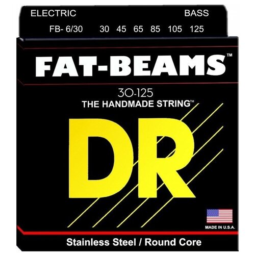струны для бас гитары dr string fb6 30 fat beam Струны для бас-гитары DR String FB6-30 FAT BEAM