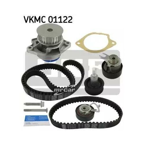 фото Skf vkmc01122 ремень грм зубчатый с водяным насосом и роликами, комплект
