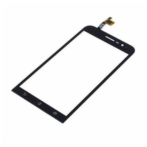 Тачскрин для Asus ZenFone Go (ZB500KG) черный чехол для asus zenfone go zb500kg skinbox 4people silicone chrome border case золотистый