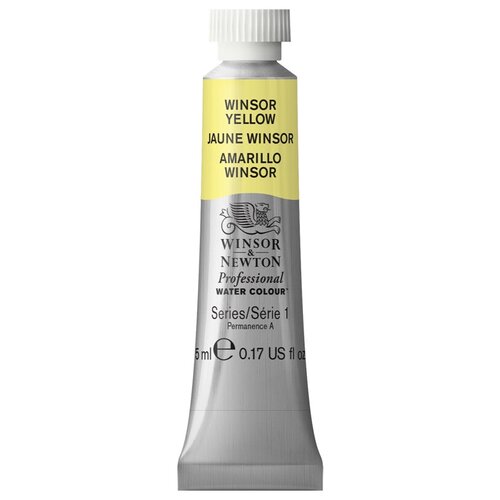 Winsor & Newton Акварель художественная Professional, 3 шт., №730 желтый