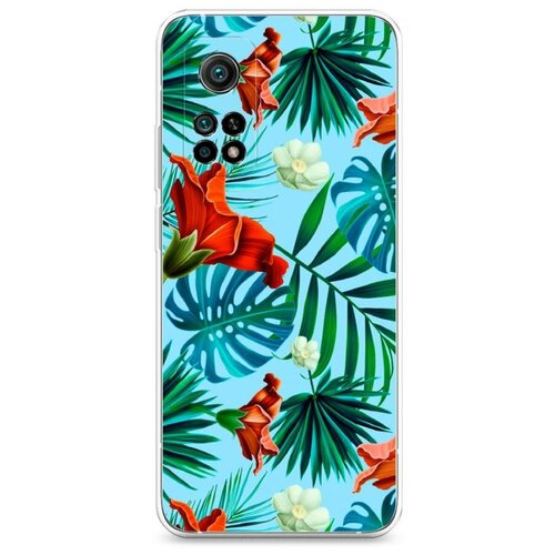 фото Силиконовый чехол "летние узоры 28" на xiaomi mi 10t pro / сяоми ми 10т про case place